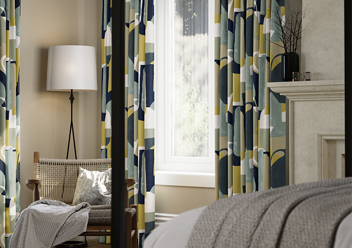 Athena, Ocean - Made to Measure Curtains - Image 5